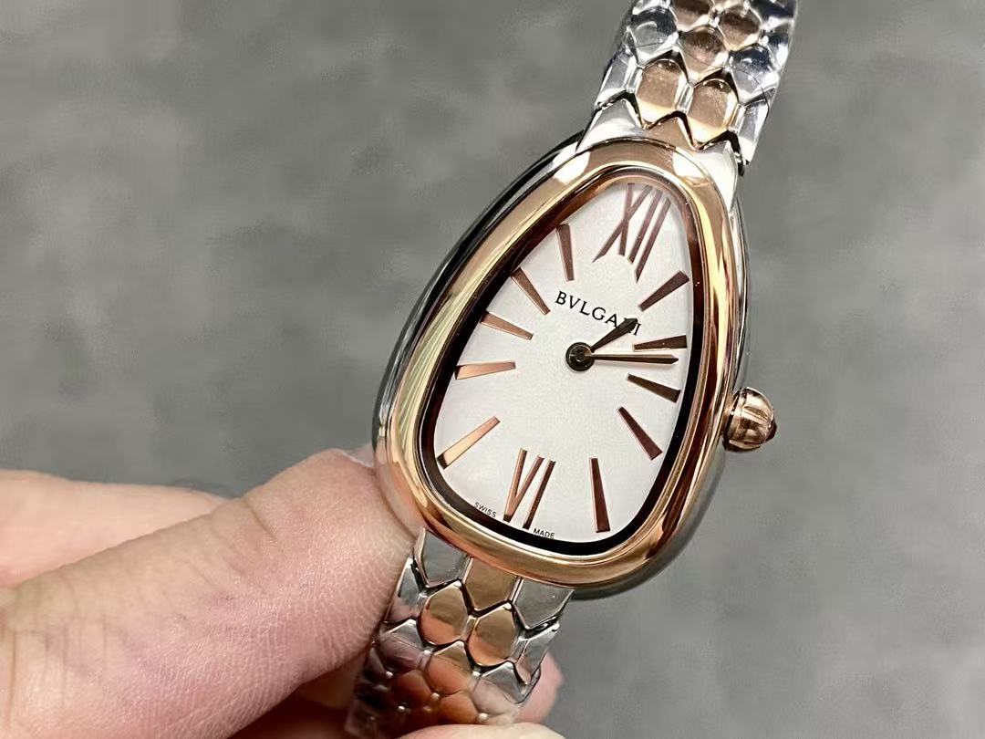 SERPENTI SEDUTTORI QUARTZ TWO TONE 33MM