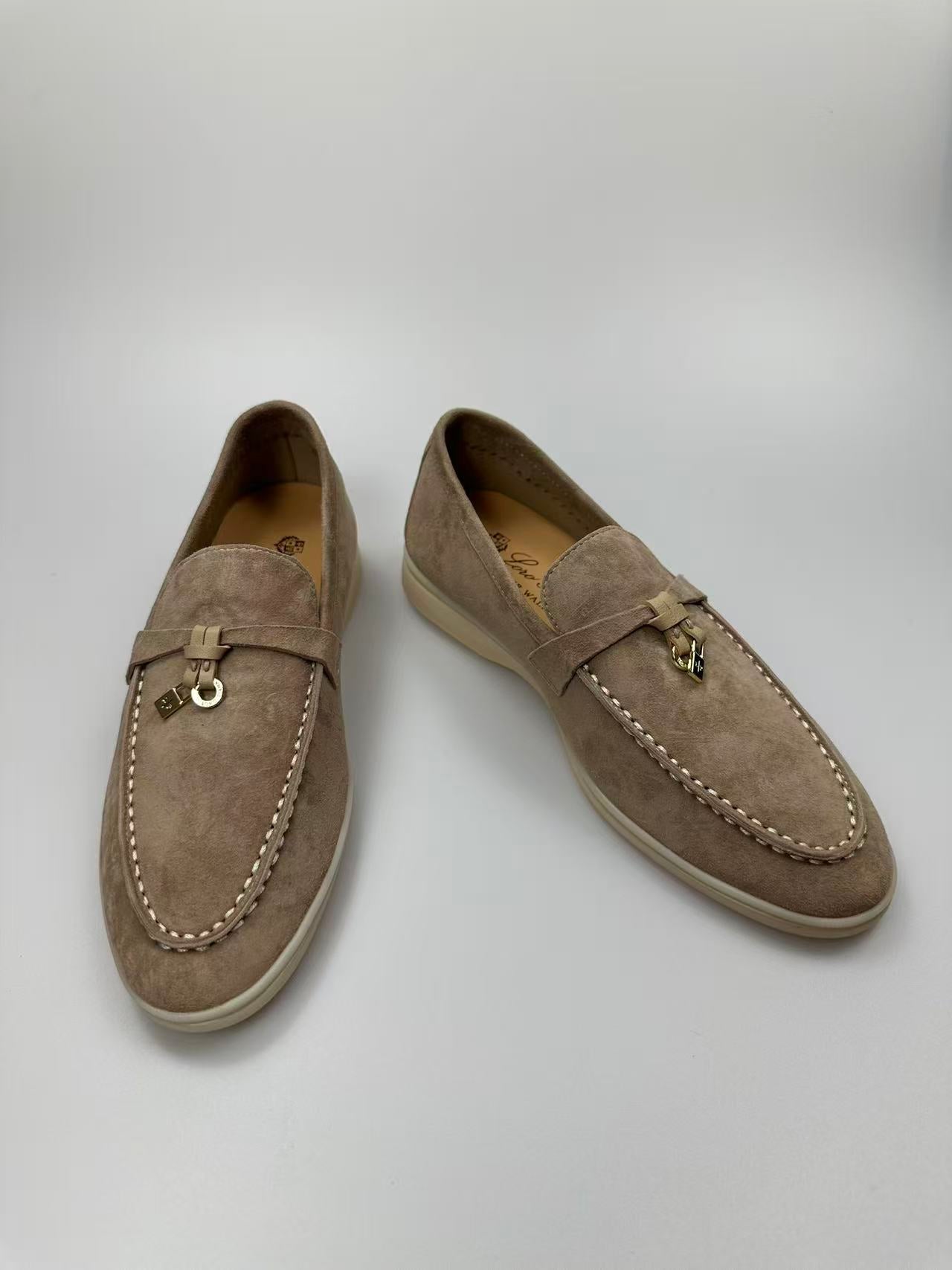 LP Summer Charms Walk Loafers Khaki Brown Suede 994500