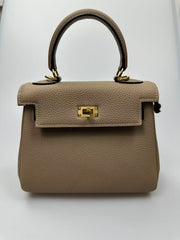 HM Mini Kelly 20cm Beige Togo Leather Gold Hardware