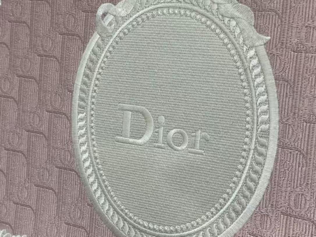 Dioramour Medium Dior Book Tote 36cm with Strap Pink Canvas