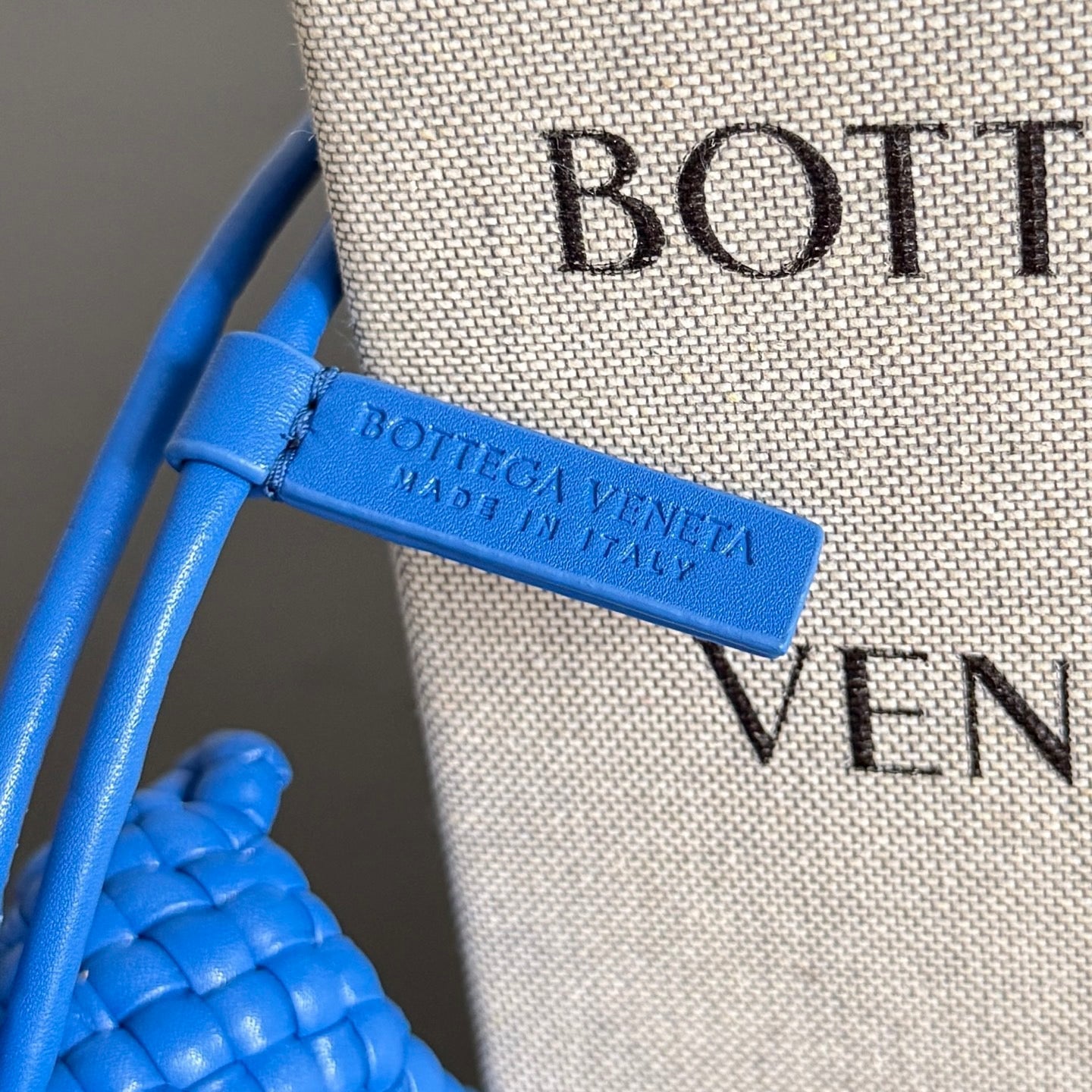 Bottega Veneta Rabbit Charm Blue Lambskin