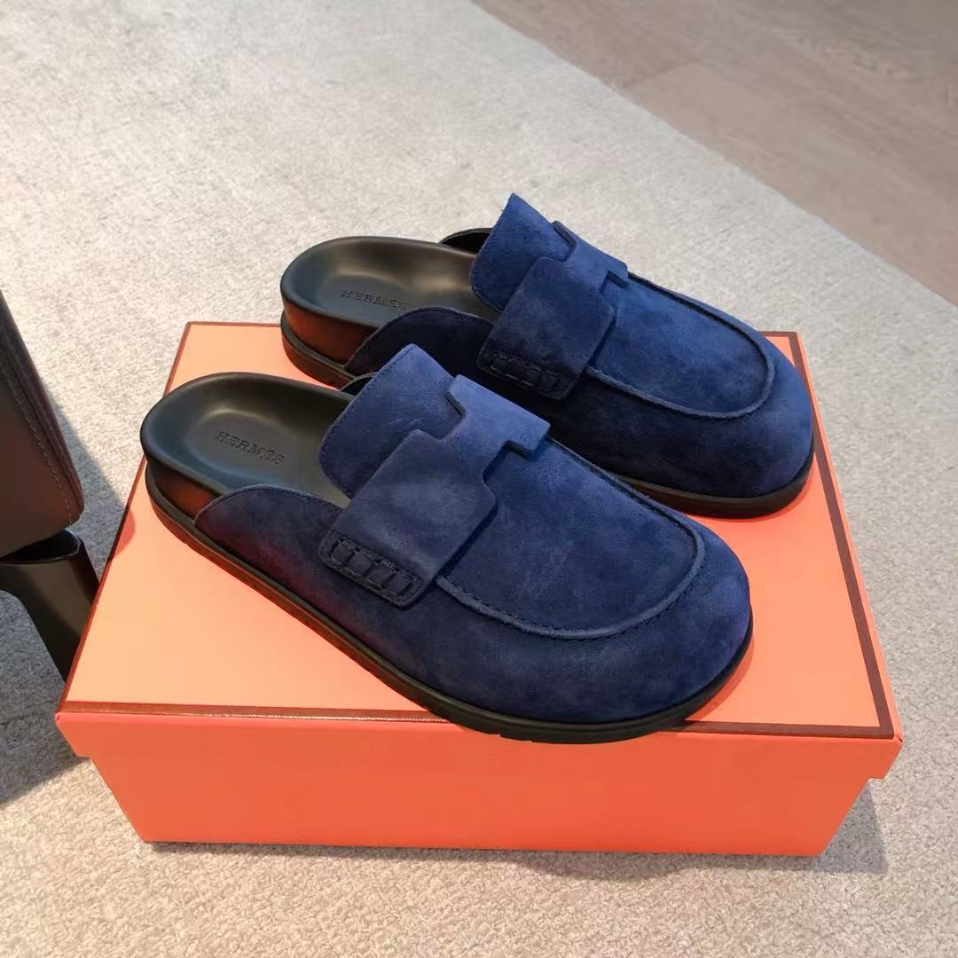 HM GO MULE SUEDE