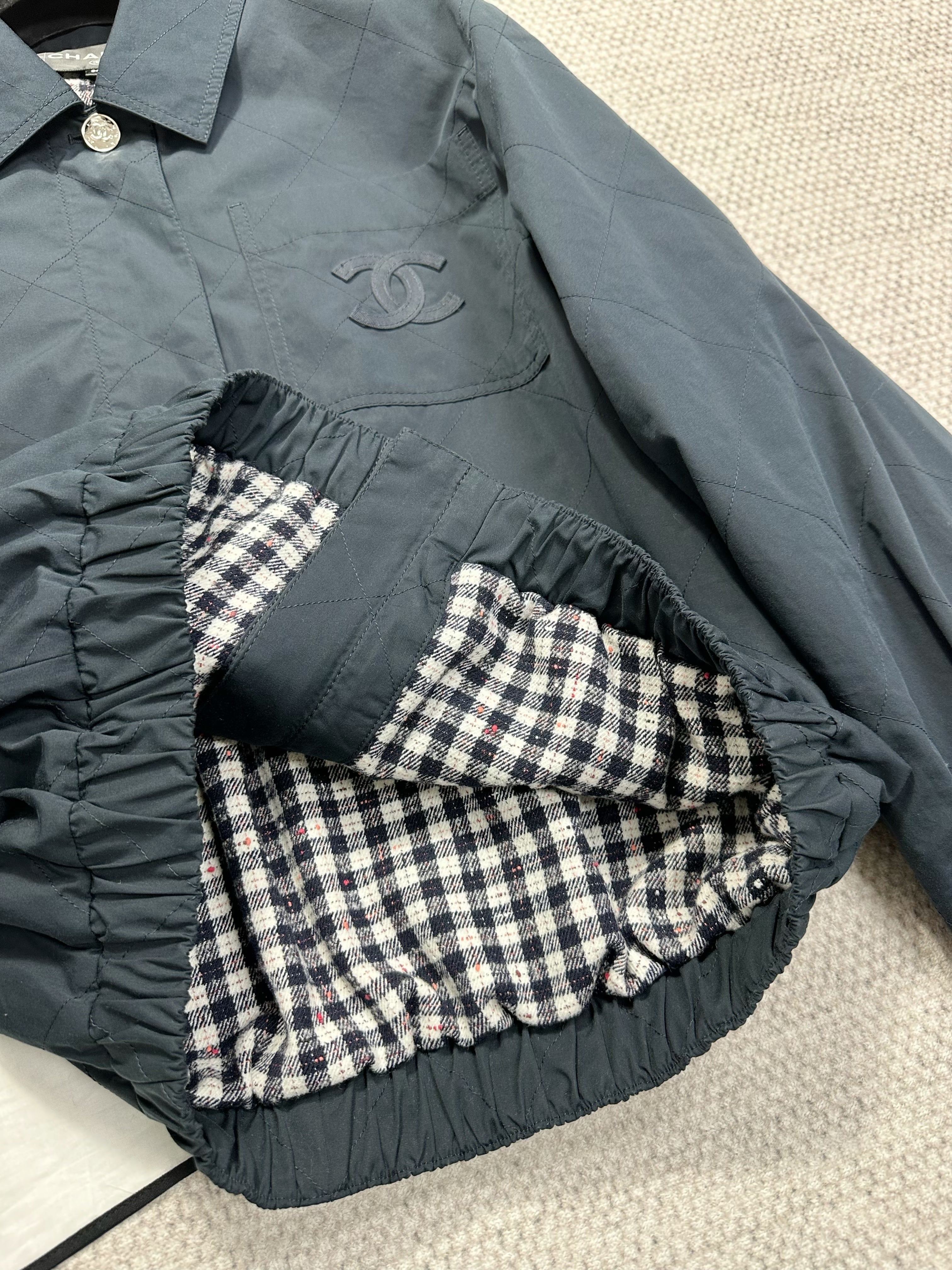 Chanel 2026 Jacket Dark Blue Cotton