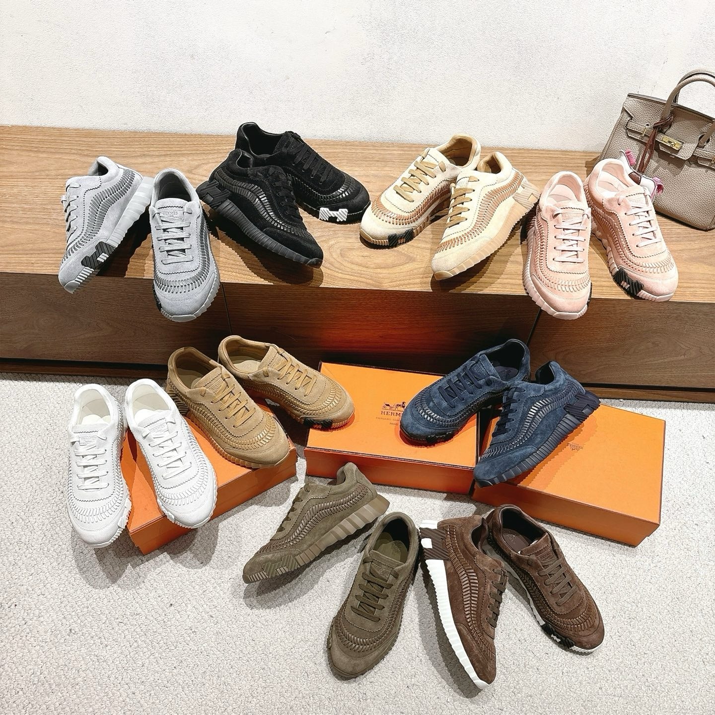 Hermes 2026 Bouncing Sneaker Suede