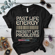 Past Life Energy T-Shirt Mockup Black