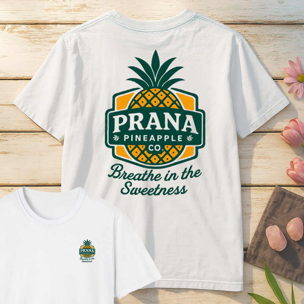 Prana Pineapple Co T-Shirt Mockup white