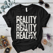 Reality T-Shirt Mockup Black
