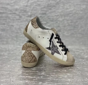 Golden Goose 2026 Senaker Ivory Beige Black Suede Leather