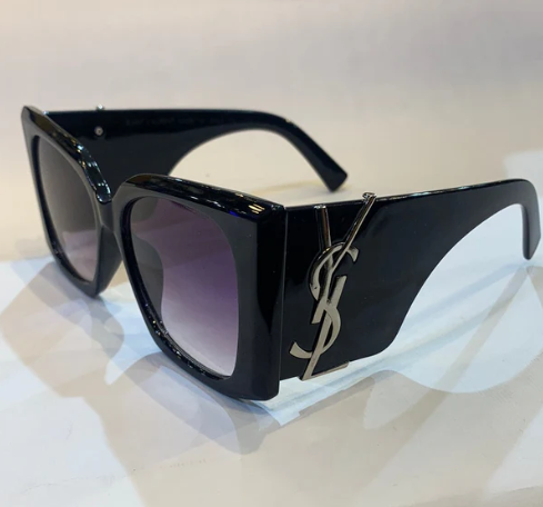 Saint Laurent SL M119 Blaze Black Purple Sunglasses