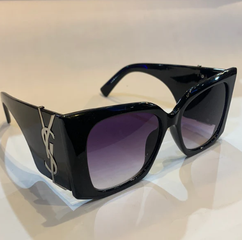 Saint Laurent SL M119 Blaze Black Purple Sunglasses