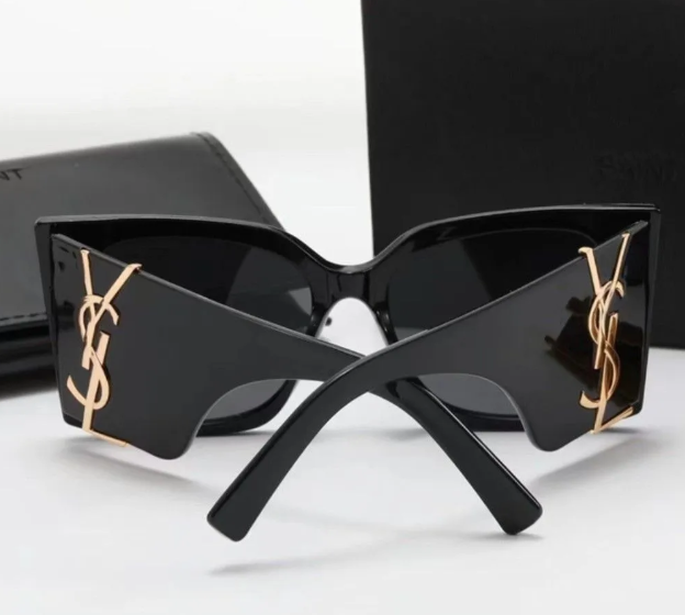 Saint Laurent SL M119 Blaze Black Purple Sunglasses