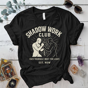 Shadow Work Club T-Shirt Mockup Black