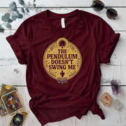 Pendulum Doesnt Swing Me T-Shirt Mockup black