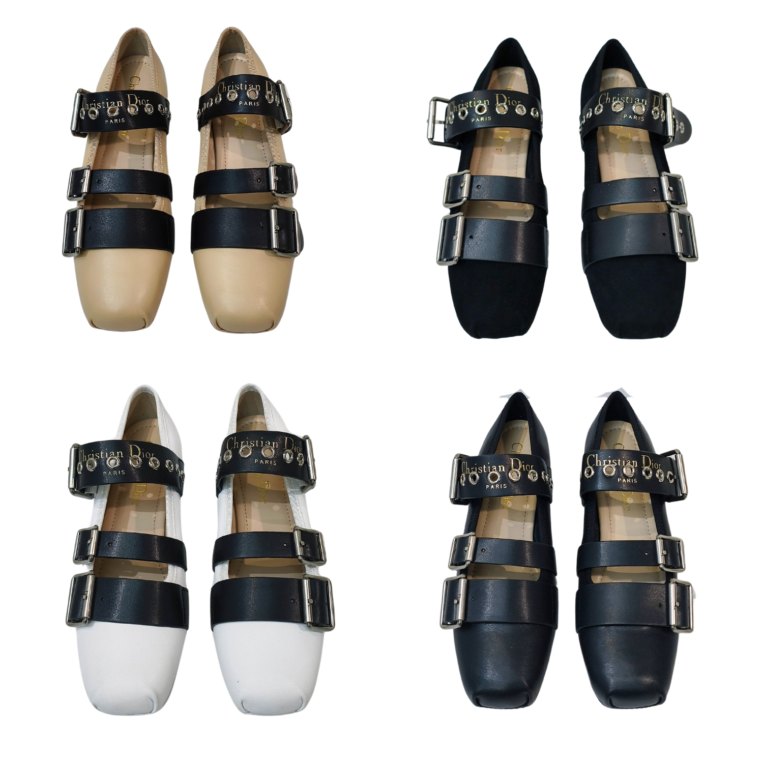 CD 25 Punk Ballet Flat  Calfskin and Suede 237991