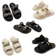 CD Dioract Slide Lambskin and Canvas 242450