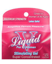 Body Action Liquid V For Women Box (3 Packets)(arousal Gel) Default Title