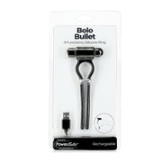 Power Bullet Bolo Penis Ring W/ 2.5in Mini Bullet Default Title