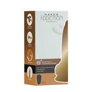 Naked Addiction 8in Rotating & Vibrating Dong Caramel Default Title