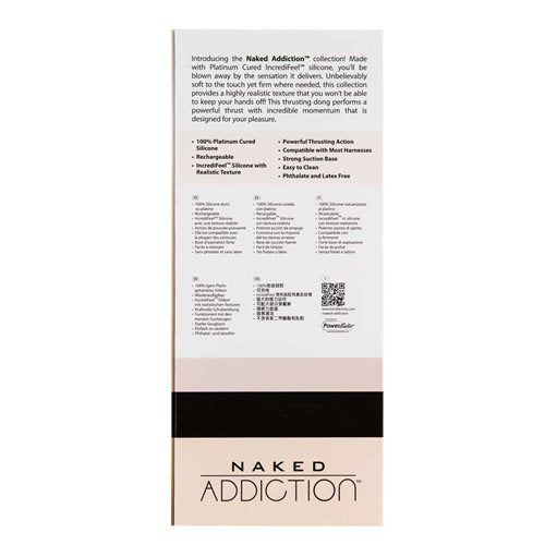 Naked Addiction 9in Thrusting Dong