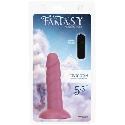 Fantasy Addiction 5.5in Unicorn Pink W/ Bullet Default Title