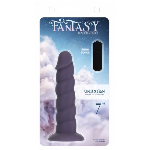 Fantasy Addiction 7in Unicorn Purple W/ Bullet Default Title
