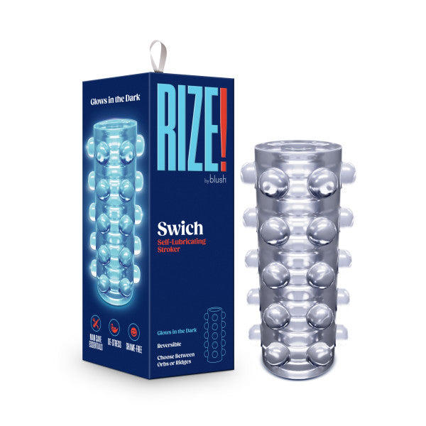 Rize Swich Glow In The Dark Self Lubricating Stroker Clear Default Title