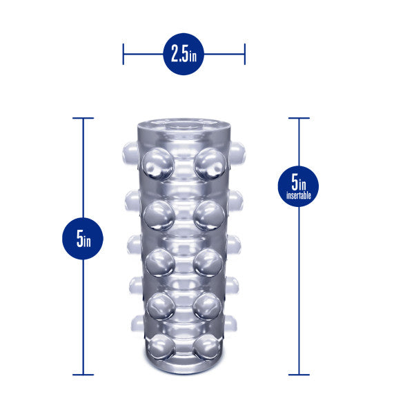Rize Swich Glow In The Dark Self Lubricating Stroker Clear