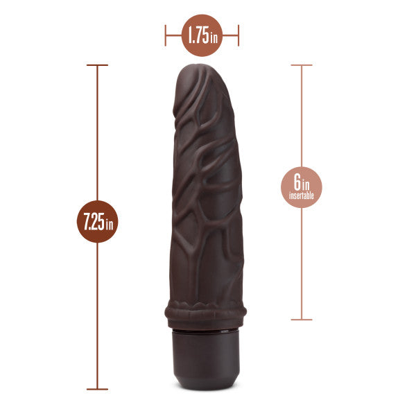 Dr. Skin Silicone Dr. Robert 7 In Vibrating Dildo