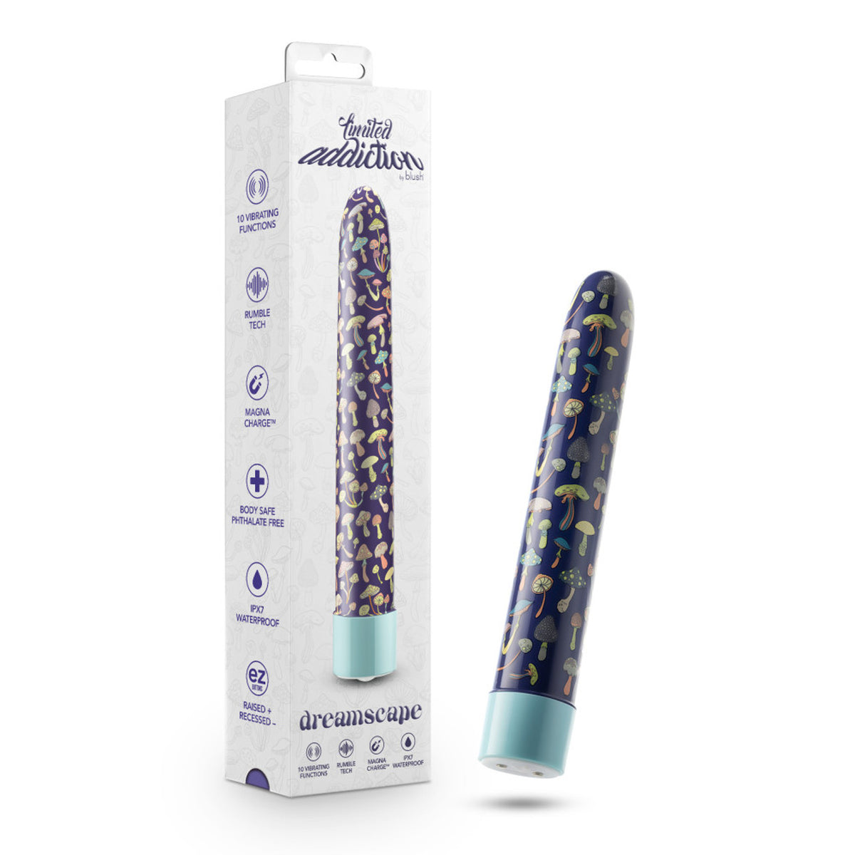 Limited Addiction Dreamscape 7 In Rechargeable Vibe Blue Default Title
