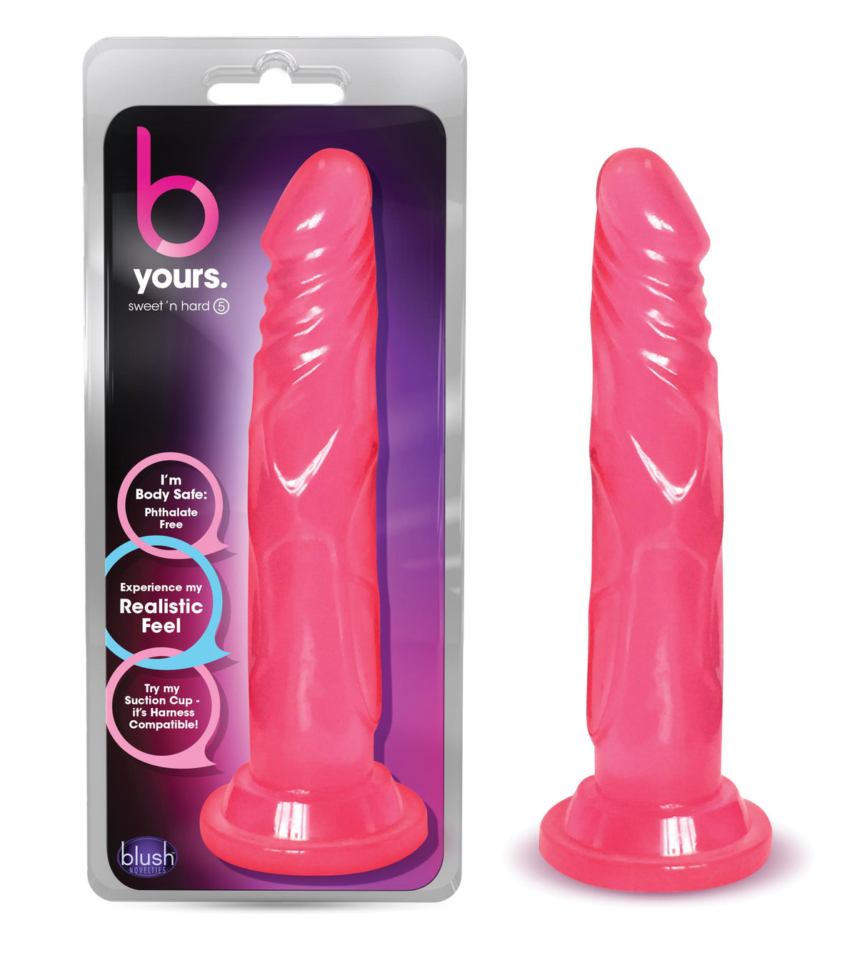 B Yours Sweet N Hard 5" Pink
