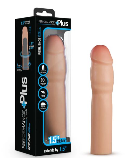 Performance Plus 1.25in Silicone Penis Xtender Beige Default Title