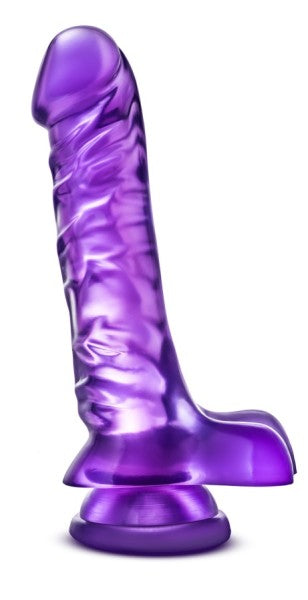 B Yours Basic 8" Magnum Dong Beige Purple