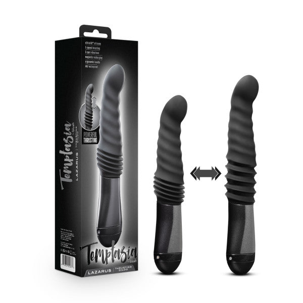 Temptasia Lazarus Thrusting Dildo Black Default Title