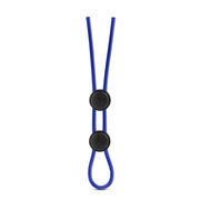 Stay Hard Silicone Double Loop Cock Ring Blue