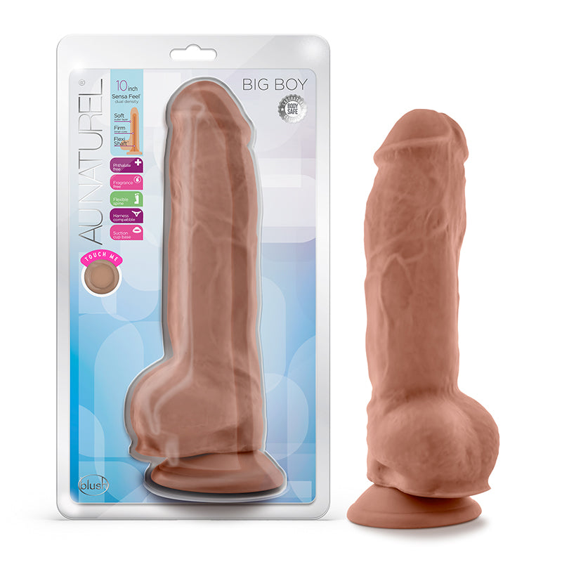 Au Naturel Big Boy 10 Dildo Mocha " Default Title