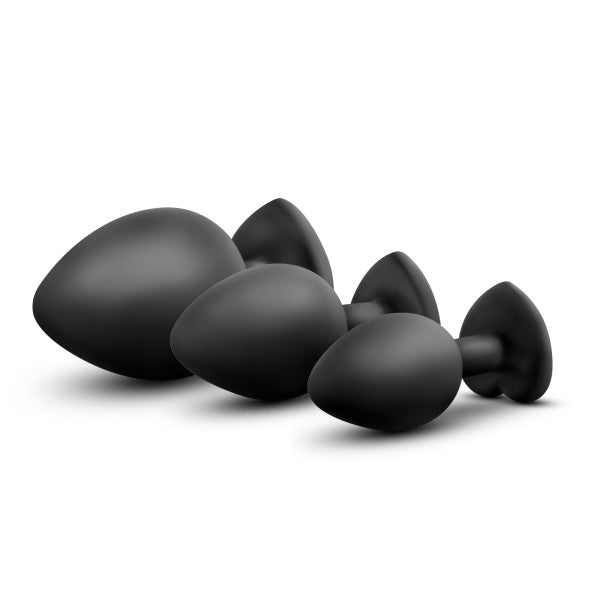 Luxe Bling Plugs Training Kit Gems Black Rainbow