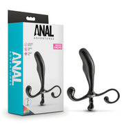Anal Adventures Prostate Stimulator Black Default Title