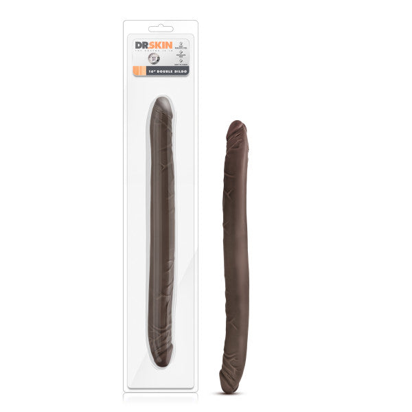 Dr. Skin Double Dildo Chocolate Chocolate