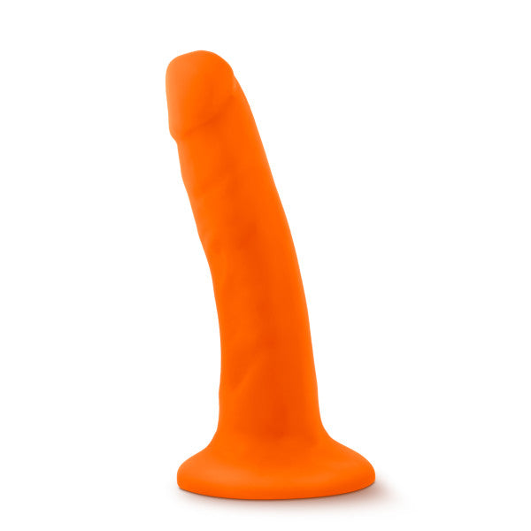 Neo 5.5" Dual Density Cock Neon Orange