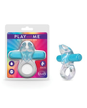 Play With Me Bull Vibrating C-ring Blue Default Title