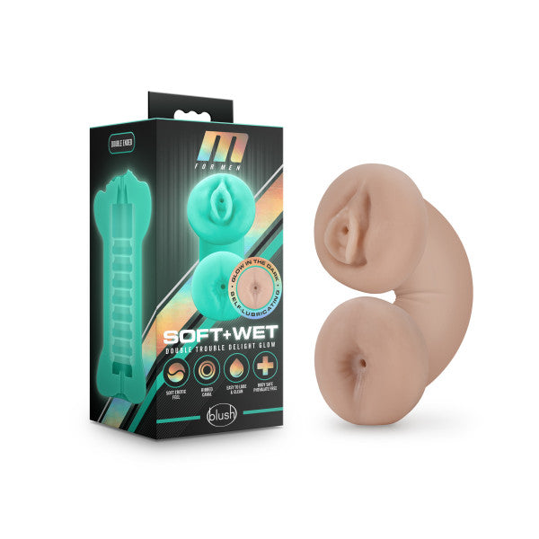 M For Men Soft & Wet Double Trouble Glow In The Dark Vanilla Default Title