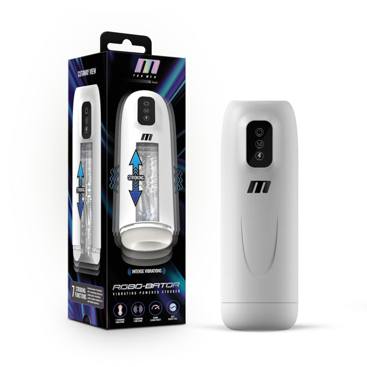 M For Men Robo-bator White Default Title