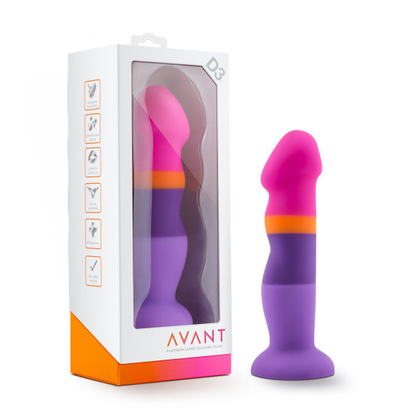 Avant D3 Summer Fling Multi Color Dildo