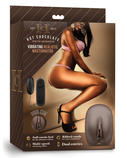 Hot Chocolate Erin The Enchantress Vibrating Realistic Masturbator Default Title