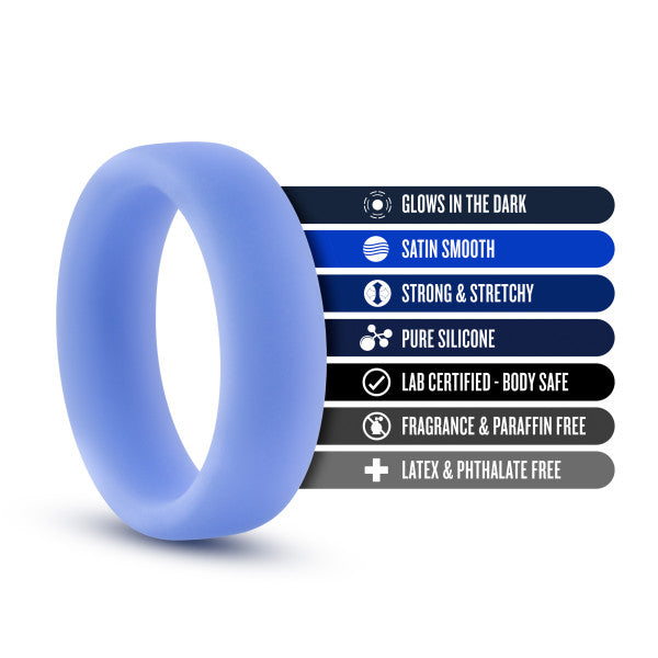 Performance Silicone Glo Cock Ring Glow