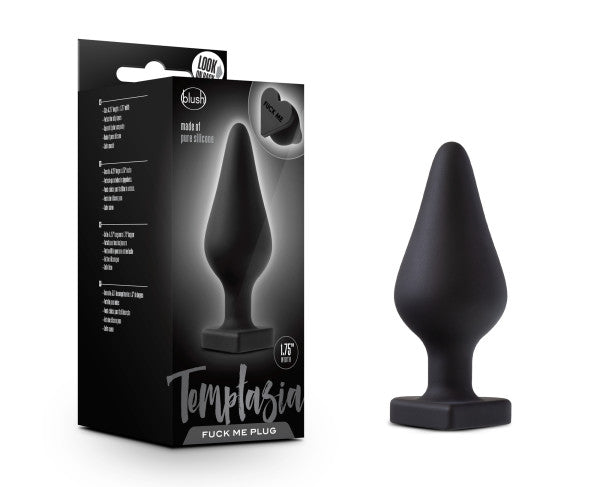 Temptasia Fuck Me Butt Plug Black Default Title