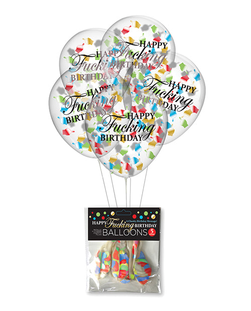 Happy F*ing Birthday Confetti Balloons Default Title