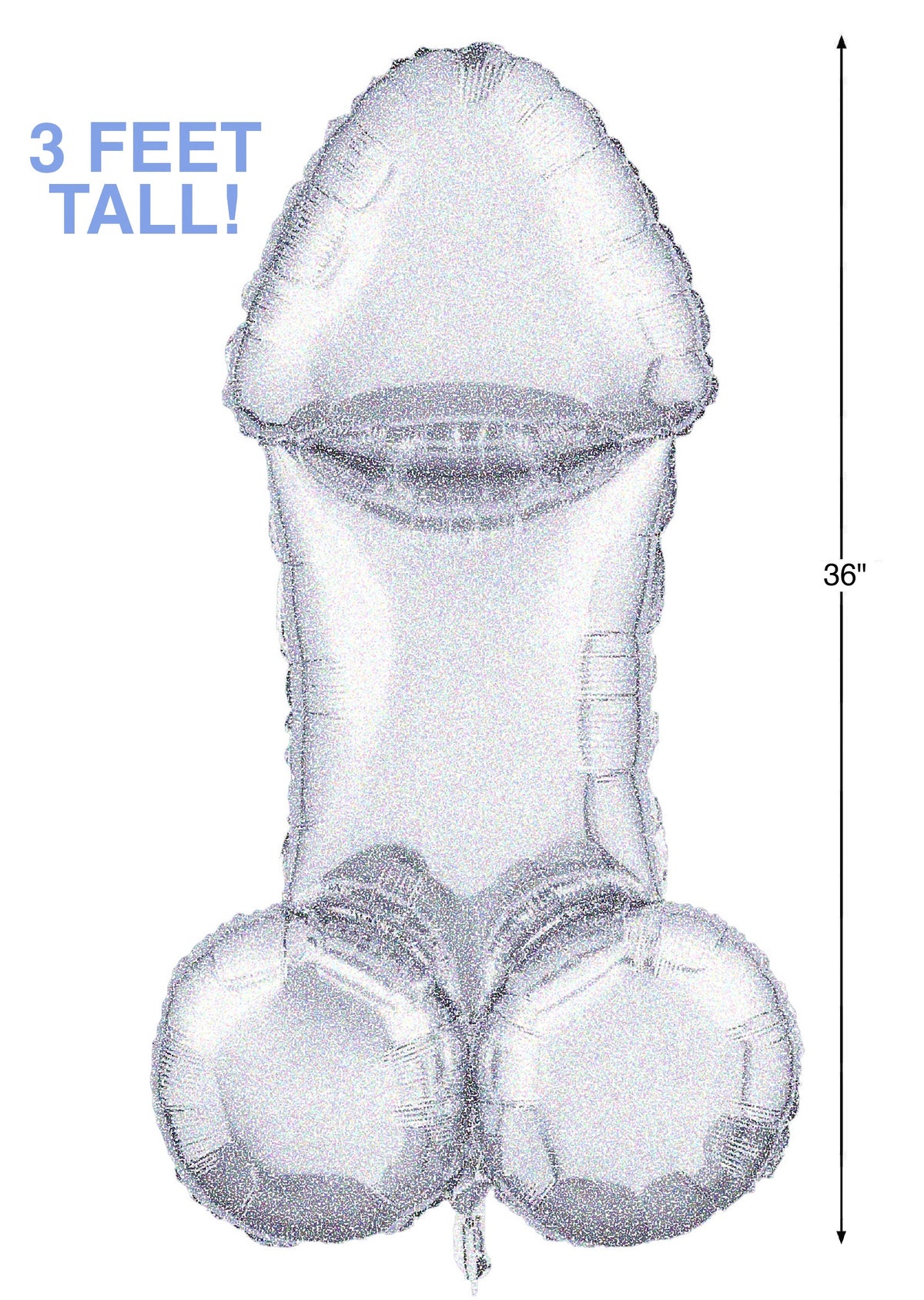 Glitterati Disco Penis Mylar Balloon Ft Default Title