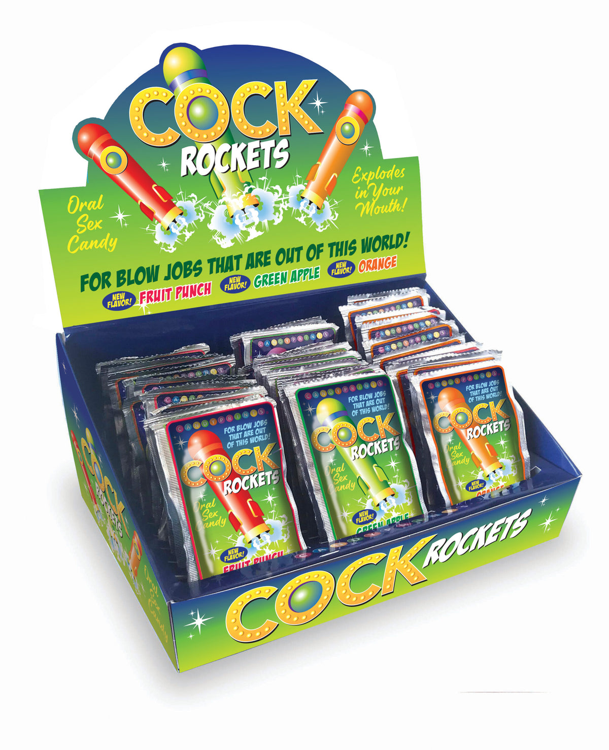 Cock Rockets 36pc Tropical Display Default Title