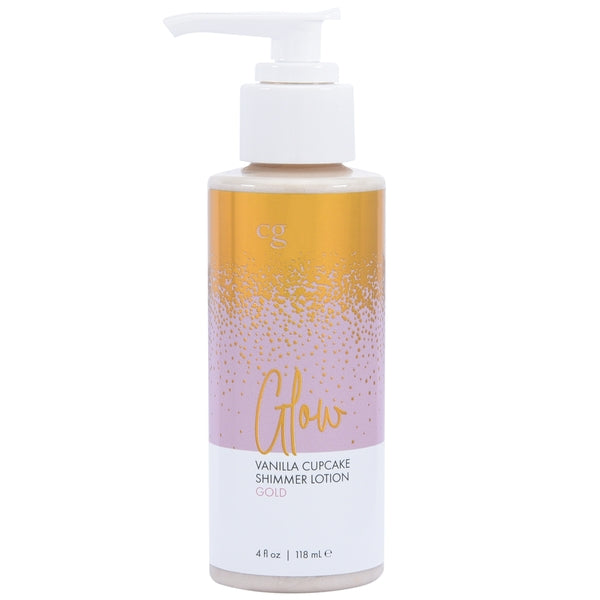 Glow Vanilla Cupcake Shimmer Lotion 4 Fl Oz Gold